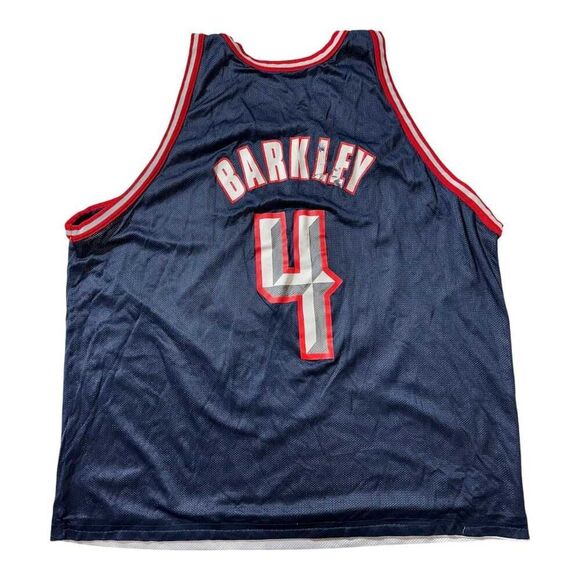 Vintage Charles Barkley Houston Rockets Jersey Mens 48 Reversible‎ Champion - Picture 2 of 10